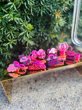 Punchy Western Straw Toppers