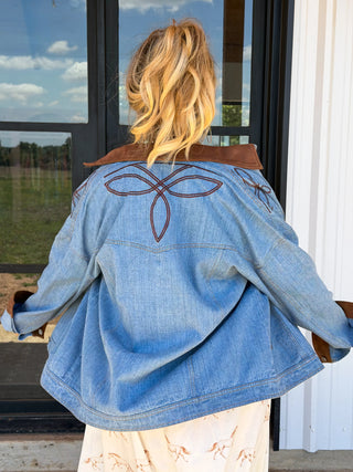 BLAKELEY Cowboy Romance Denim Jacket