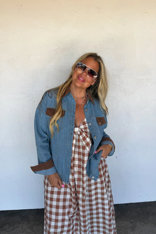 BLAKELEY Cowboy Romance Denim Jacket