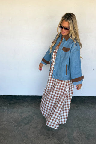BLAKELEY Cowboy Romance Denim Jacket