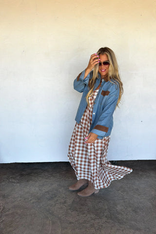 BLAKELEY Cowboy Romance Denim Jacket