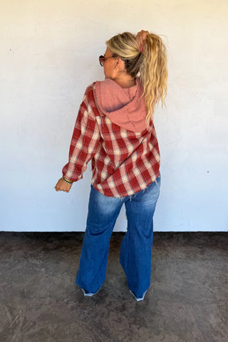 PREORDER- Mountain Morning Plaid Shacket