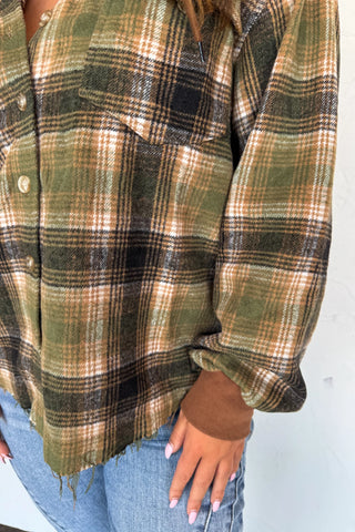 PREORDER- Mountain Morning Plaid Shacket