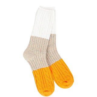 Cabin Cozy Cable Crew Socks