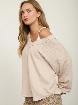 PRE ORDER Rustic Comfort Knit Top