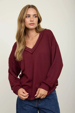 PRE ORDER Rustic Comfort Knit Top