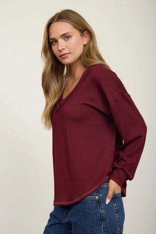 PRE ORDER Rustic Comfort Knit Top