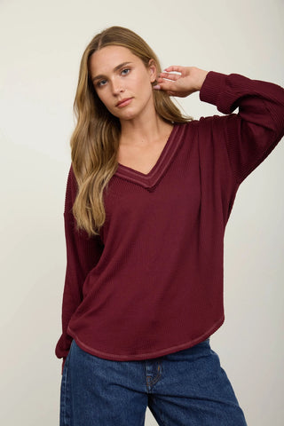 PRE ORDER Rustic Comfort Knit Top