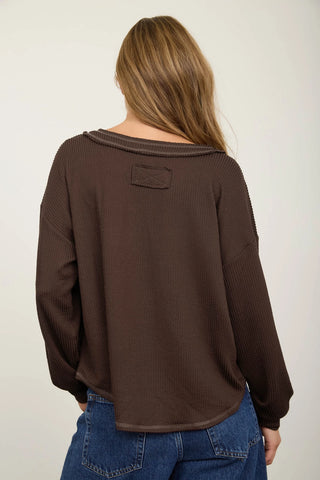 PRE ORDER Rustic Comfort Knit Top