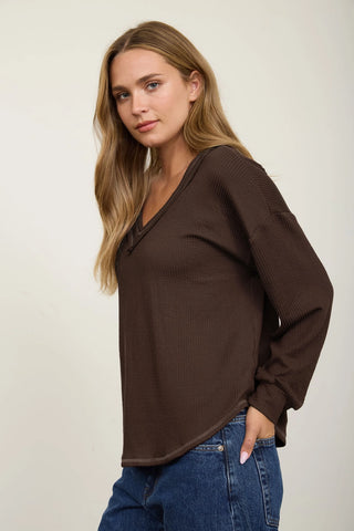 PRE ORDER Rustic Comfort Knit Top