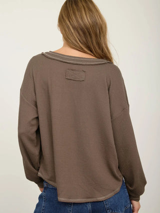 PRE ORDER Rustic Comfort Knit Top