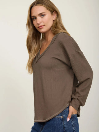 PRE ORDER Rustic Comfort Knit Top