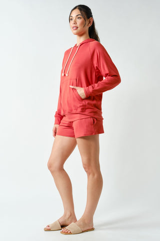Brushed Hacci Lounge Hoodie
