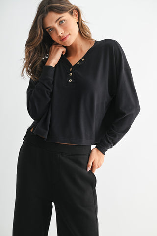 Lounge Knit Henley