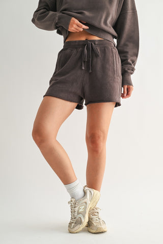 Mineral Wash Luxe Shorts