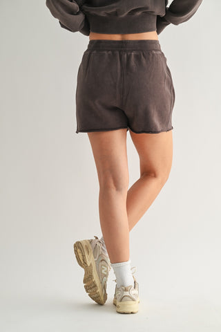Mineral Wash Luxe Shorts
