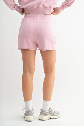 Mineral Wash Luxe Shorts