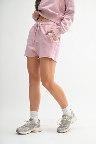Mineral Wash Luxe Shorts