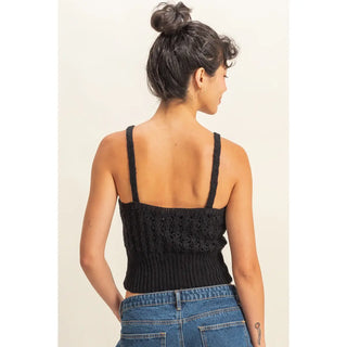 Around the Bonfire Crochet Top