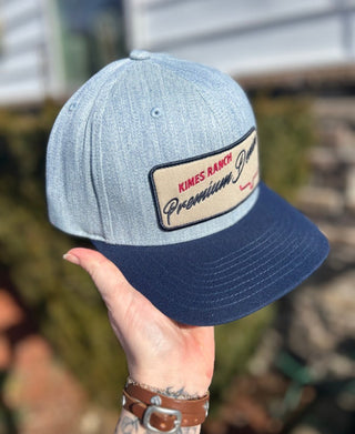 Kimes Premium Denim Hat Blue Heather