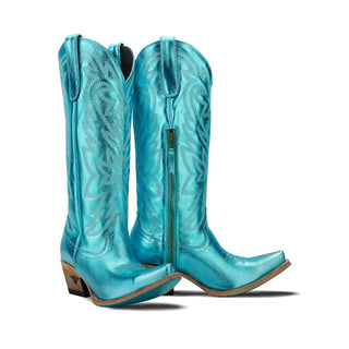 LANE Boots Smokeshow Turquoise Metallic