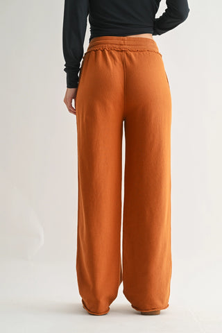 Wide Leg Cotton Core Pants
