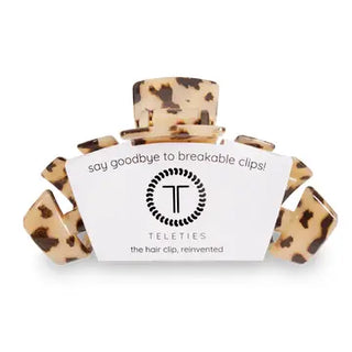 TELETIES Blonde Tortoise Clip