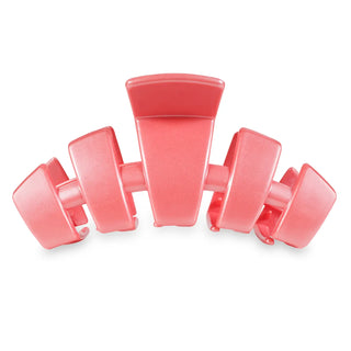 TELETIES - Classic Hair Clip - Calming Coral
