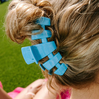 TELETIES - Classic Hair Clip - Summer Sky