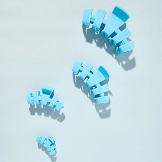 TELETIES - Classic Hair Clip - Summer Sky