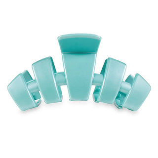 TELETIES- Classic Hair Clip - Totally Turquoise