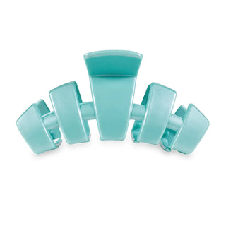 TELETIES- Classic Hair Clip - Totally Turquoise