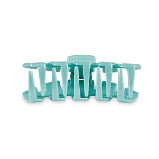 TELETIES- Classic Hair Clip - Totally Turquoise