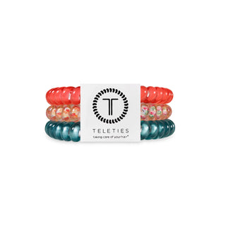 Spiral Hair Coils | Small | Coral Craze Hair Ties
