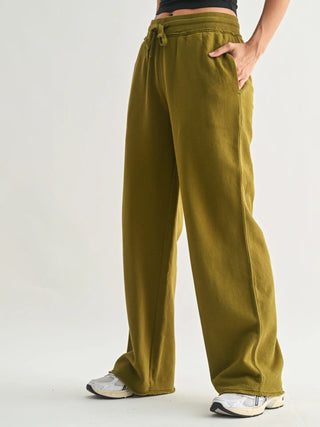 Wide Leg Cotton Core Pants