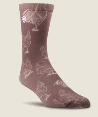 Ariat Barnyard Friends Crew Socks 2 pair