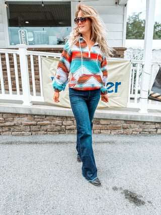 Willa River Quarter Zip Hoodie