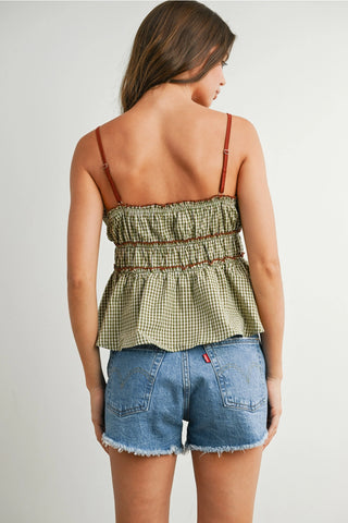 Sleeveless Tie - Front Cami Top