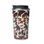 Brown cow print