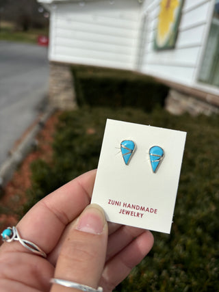 Rose Bowami Turquoise Studs
