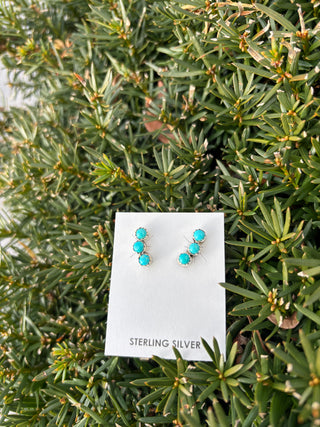 Zuni SS Kingsman Turq. Earrings