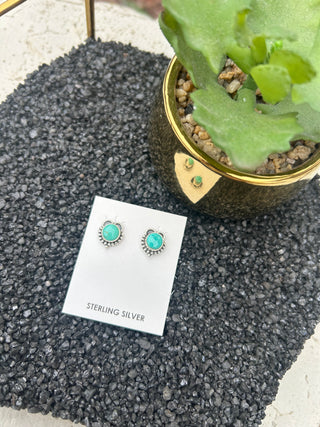 Pretty Kitty Hada Collection SS Kingsman Turquoise Earrings