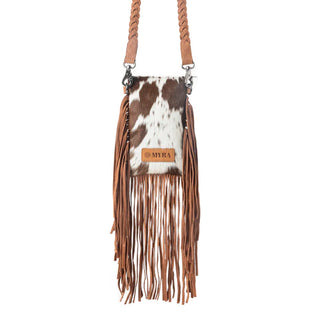 Myra Dusk and Dust Fringe Leather Bag