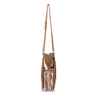 Myra Dusk and Dust Fringe Leather Bag