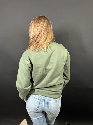 Fuzzy Christmas Highland Pullover