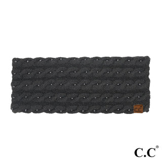 C.C Pearl Embellished Headwrap