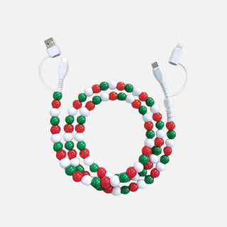Christmas Beaded Charger Cord