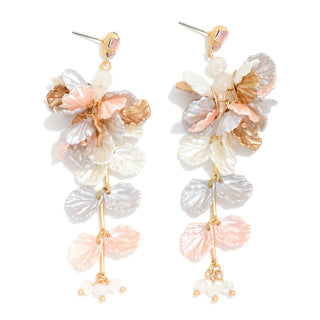 Petal Cascade Statement Earrings