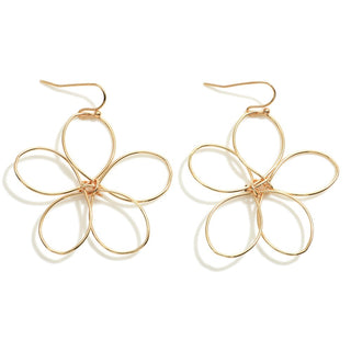 Petal Loop Dangle Earrings