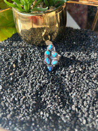 Hada Collection SS Purple Mojave Adj Ring